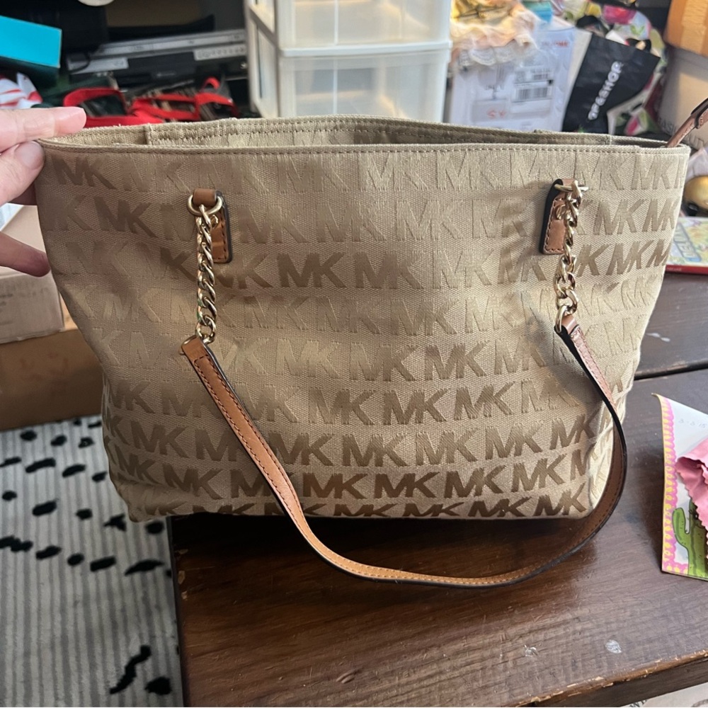 Michael Kors Tan Tote Bag